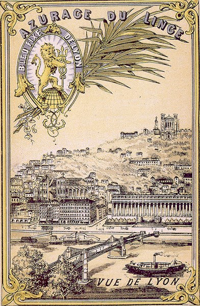 Bleu fixe, advertisement