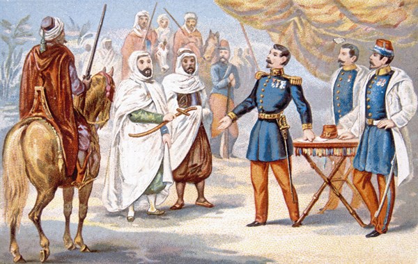 Conquête de l'Algérie, publicité