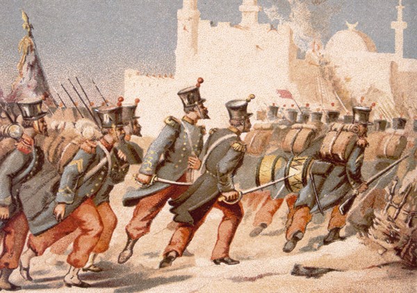 Conquête de l'Algérie, publicité