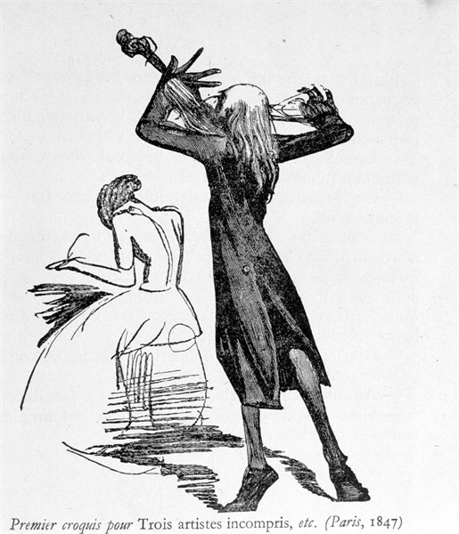 Various caricature, illustration by Gustave Doré
