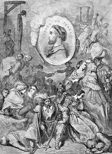Backstage of the World, illustration by Gustave Doré