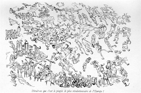 Various caricature, illustration by Gustave Doré