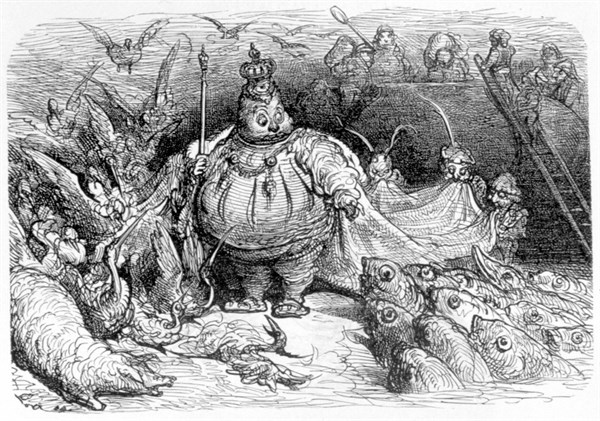 Rabelais, illustration de Gustave Doré