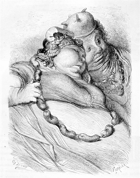 Rabelais, illustration de Gustave Doré
