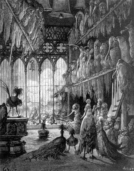 Rabelais, illustration de Gustave Doré