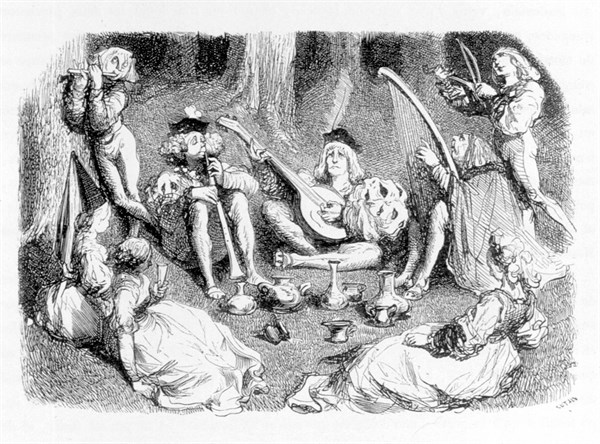 Rabelais, illustration de Gustave Doré
