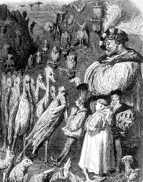 Rabelais, illustration de Gustave Doré