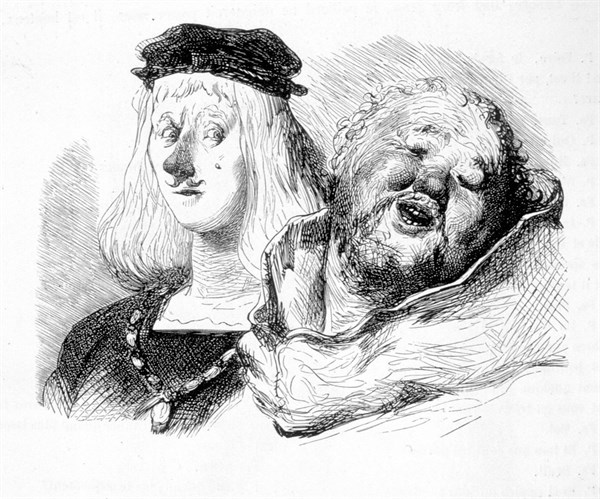 Rabelais, illustration de Gustave Doré
