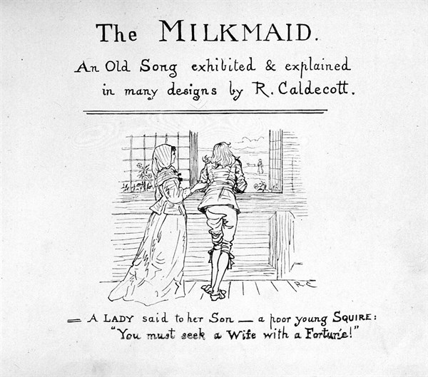 illustration de chansons par Randolph Caldecott