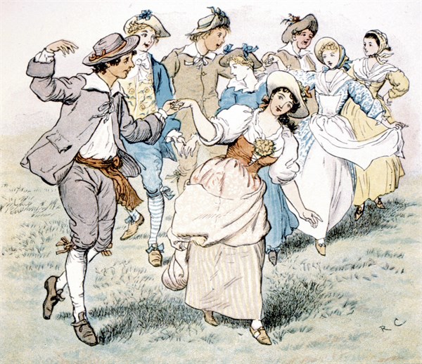 illustration de chansons par Randolph Caldecott