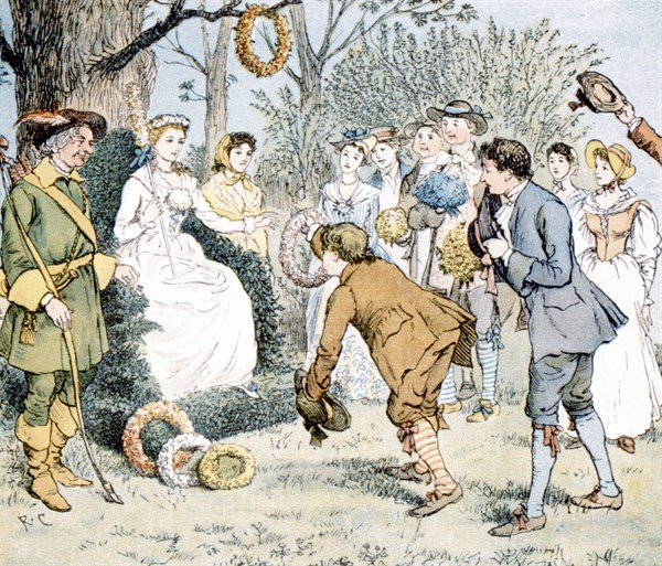 illustration de chansons par Randolph Caldecott