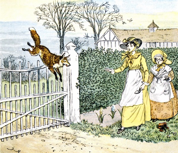 illustration de chansons par Randolph Caldecott