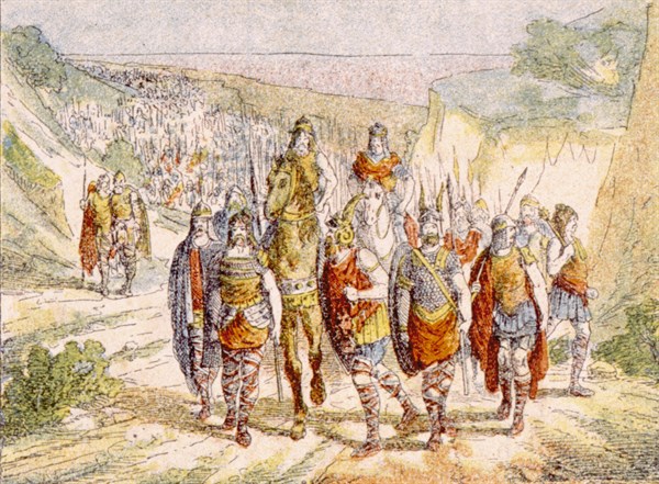 Armée barbare en marche