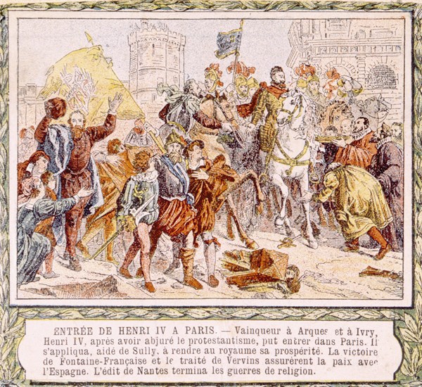 Henry IV, illustrations from the 19th century