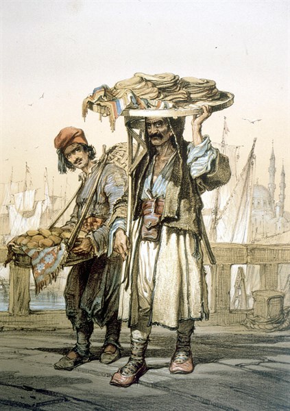 Bread peddlars,  by Preziosi