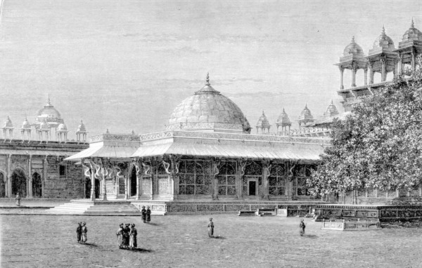 Mausolée du sheik Sélim Chisti, dansle dourgah de Futtehpore-Sikri