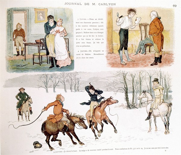 Humorous Scenes, illustration by Randolph Caldecott