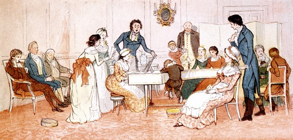 Humorous Scenes, illustration by Randolph Caldecott