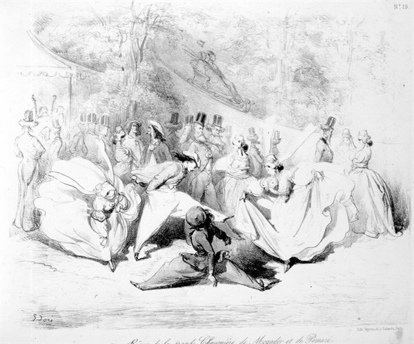 The Gallish Folies from Roman times to the Present Day, illustration by Gustave Doré