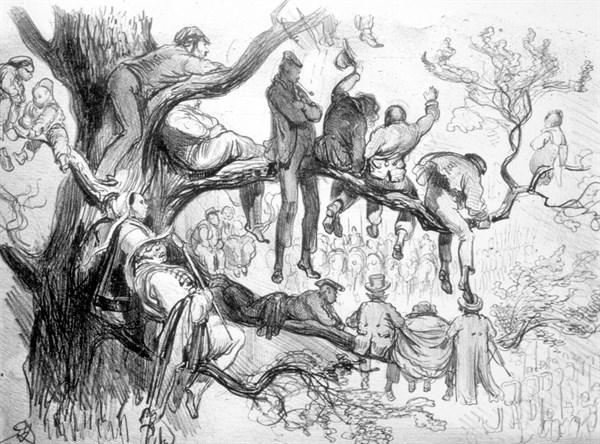 The Gallish Folies from Roman times to the Present Day, illustration by Gustave Doré