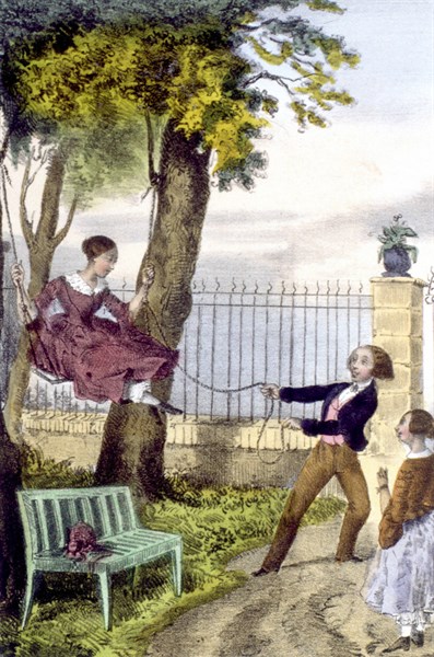 Leisure scene, illustration