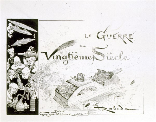 La guerre au XXème siècle, illustration de Robida
