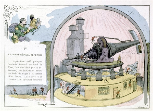 La guerre au XXème siècle, illustrations de Robida