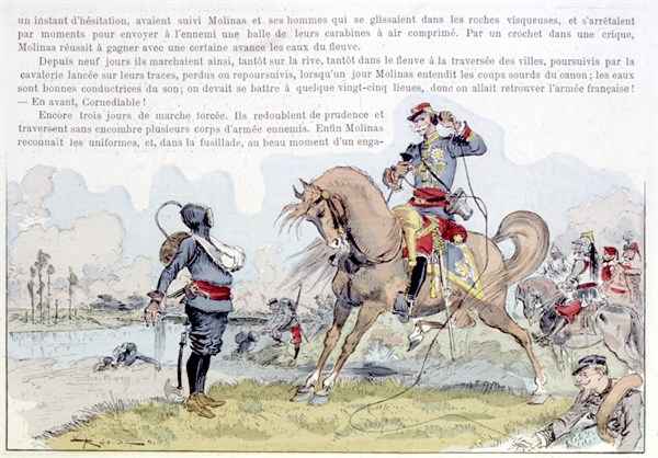 La guerre au XXème siècle, illustration de Robida