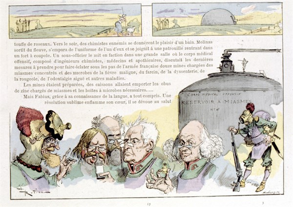 La guerre au XXème siècle, illustration de Robida