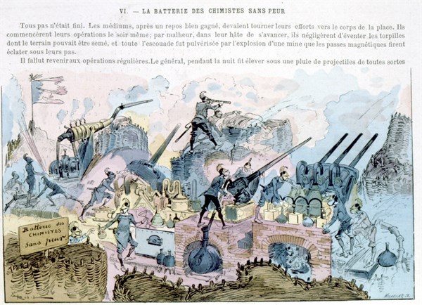 La guerre au XXème siècle, illustration de Robida