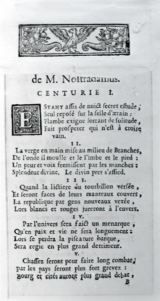 Prophéties de Nostradamus