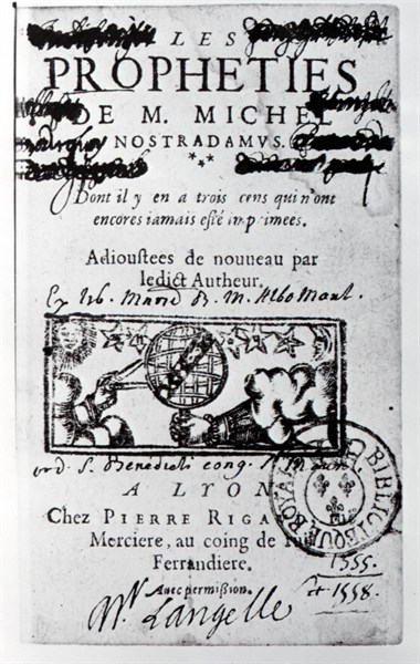 Prophéties de Nostradamus