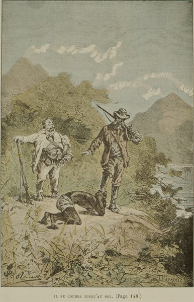 L'école des Robinsons de Jules Verne, illustration de Benett