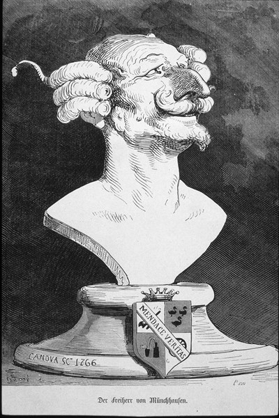IIllustration of Münchausen by Gottfried Burger
