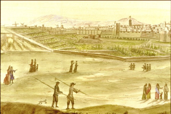 Description géométrique de toutes les pièces qui entrent dans la construction d'une galère, gravure de Debenat