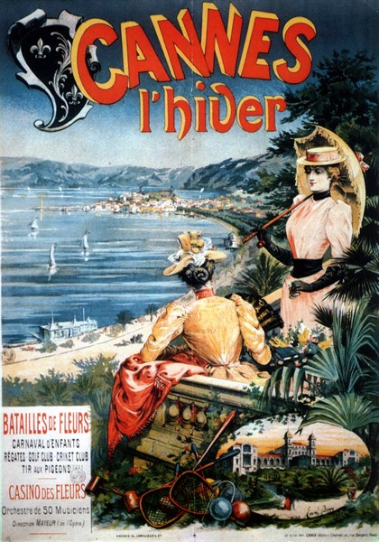 Advertising poster for "Cannes in Winter"