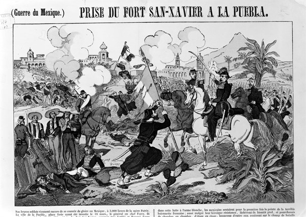 Mexican War, The Taking of Fort San-Xavier at the puebla