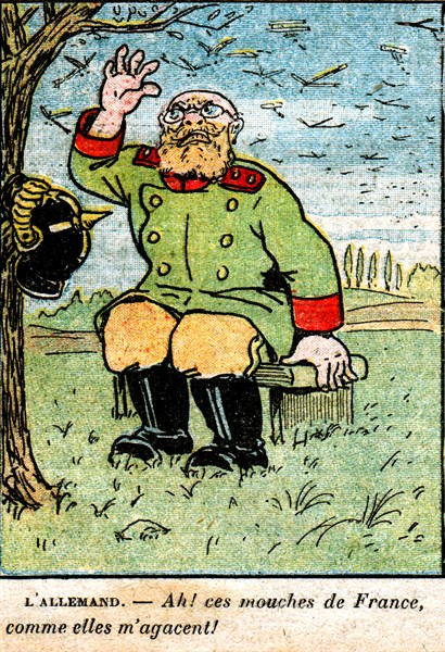 Anti-German caricature by Bréger.