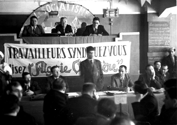 Oran. Congrès de l'Union départementale des sydicats C.G.T