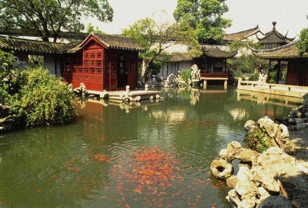 Jardin de Suzhou, province de Jiangsu, Chine