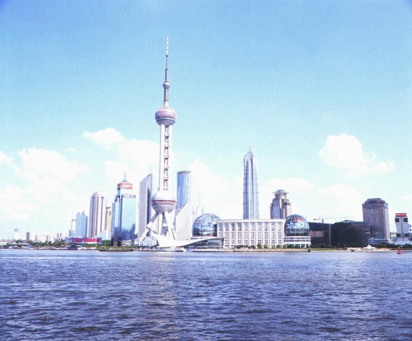 Nouveau quartier de Pudong, à Shanghai