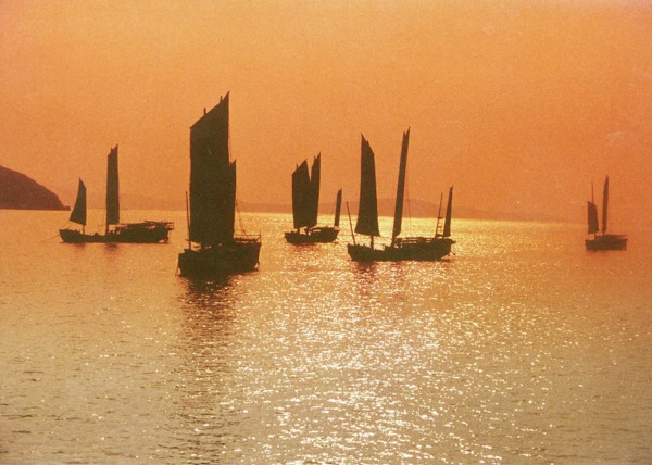 Sunset, Taihu Lake, Fishing Boat, Sailing Boat, Junk, Suzhou