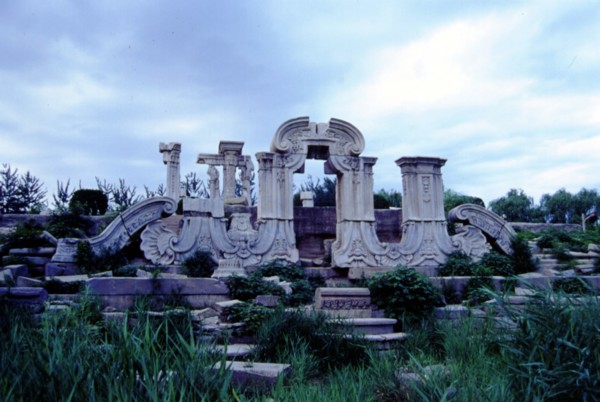 The ruins of Yuanmingyuan
