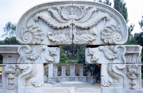 The ruins of Yuanmingyuan