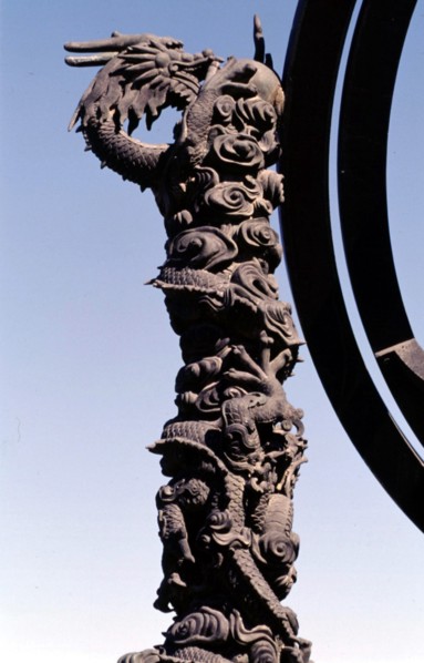 Dragon Ornament on the astronomical instrument