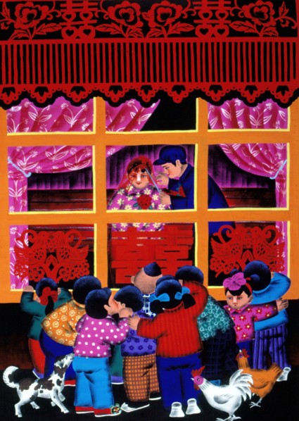 Peinture paysanne chinoise