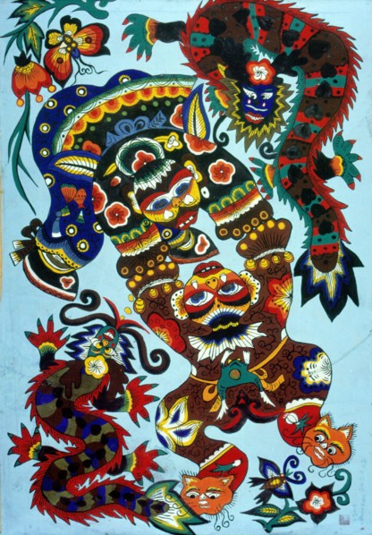 Peinture paysanne chinoise