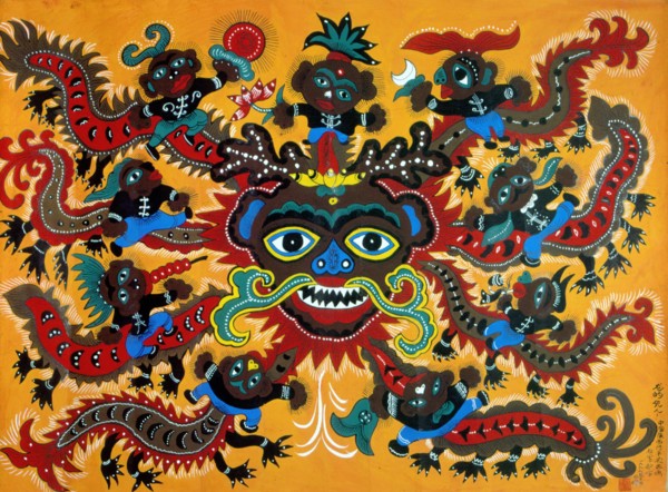 Peinture paysanne chinoise