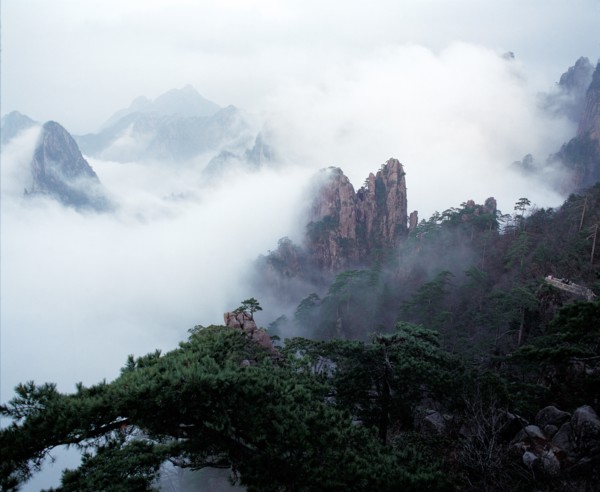 Cool Platform, Mountain Huangshan, Anhui province, China
