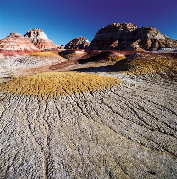 Formation géologique à Sinkiang, Chine
